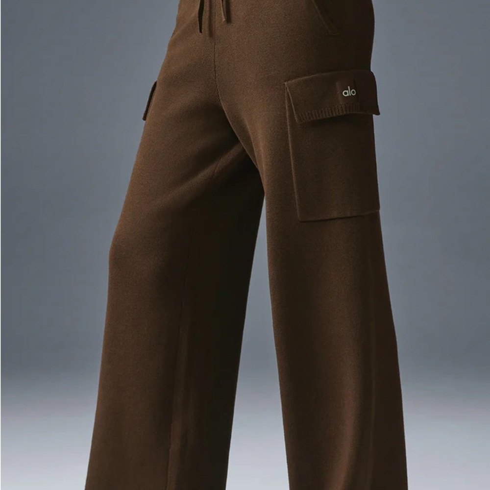 RARE Alo Yoga Knit Scholar Pant Size S $218